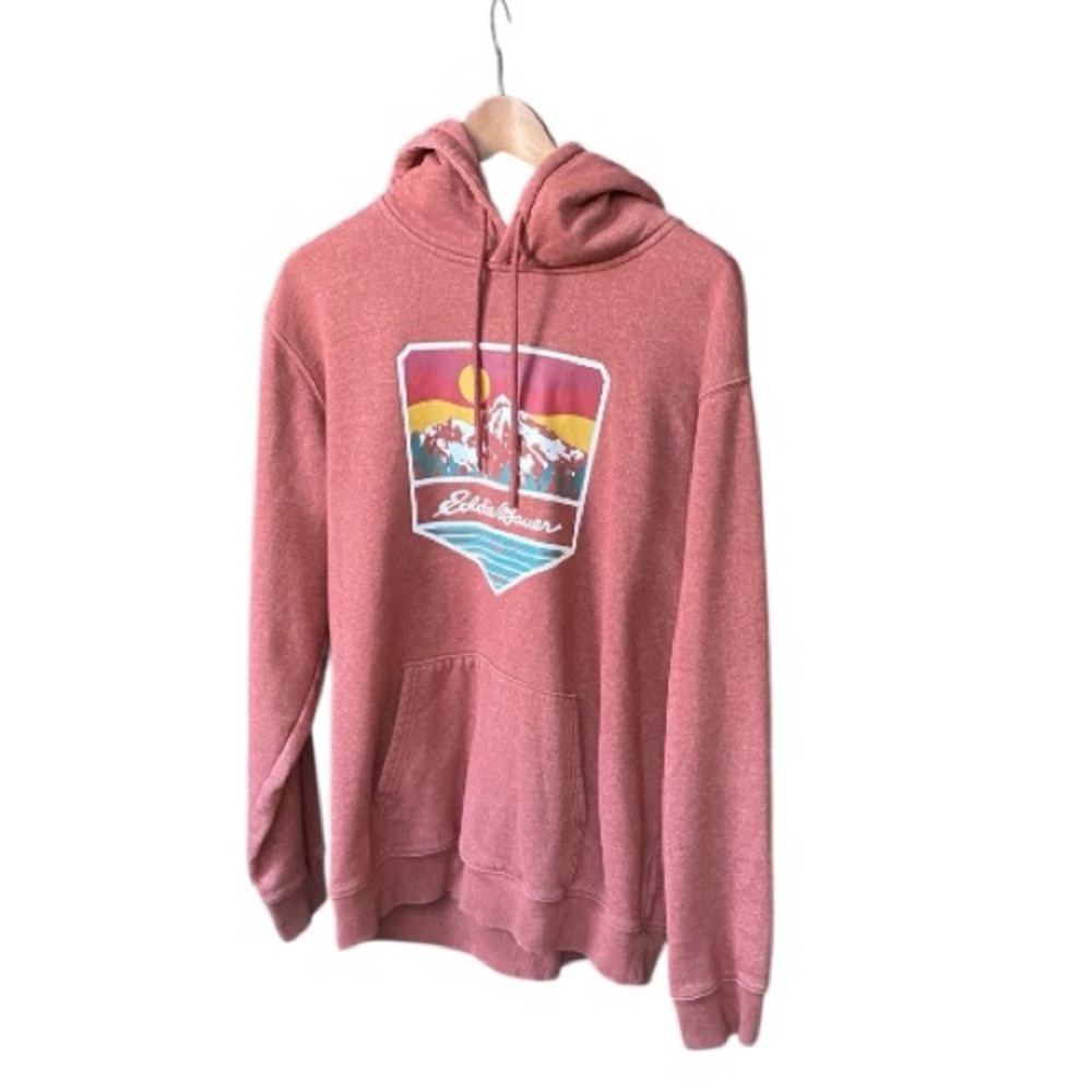 Eddie Bauer Men's Rust Red Mountain Hoodie